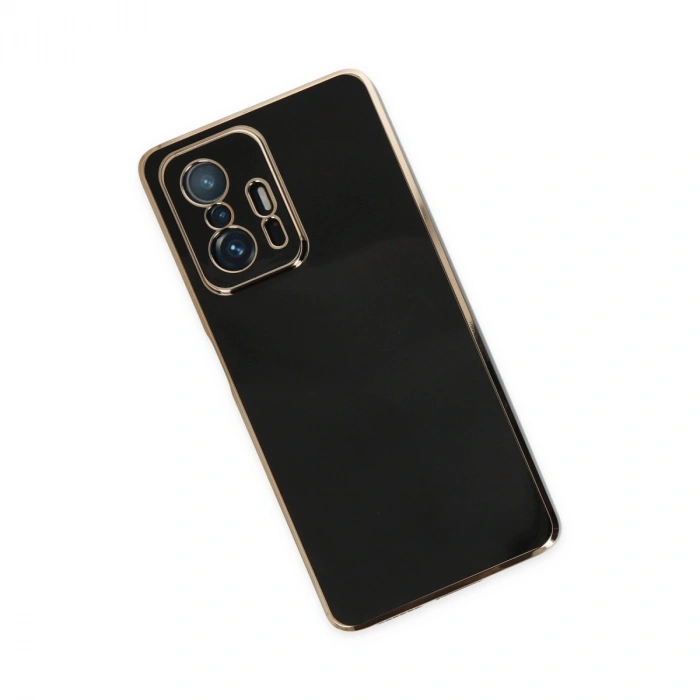 Xiaomi Mi 11t Pro Kılıf Volet Silikon - Siyah