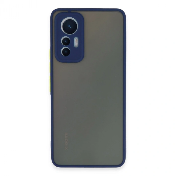 Xiaomi Mi 12 Lite Kılıf Montreal Silikon Kapak - Lacivert