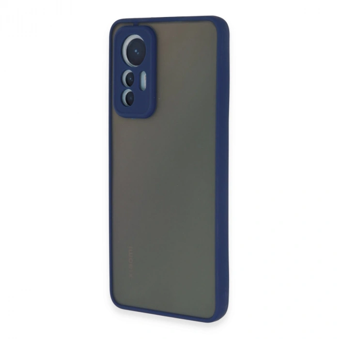 Xiaomi Mi 12 Lite Kılıf Montreal Silikon Kapak - Lacivert