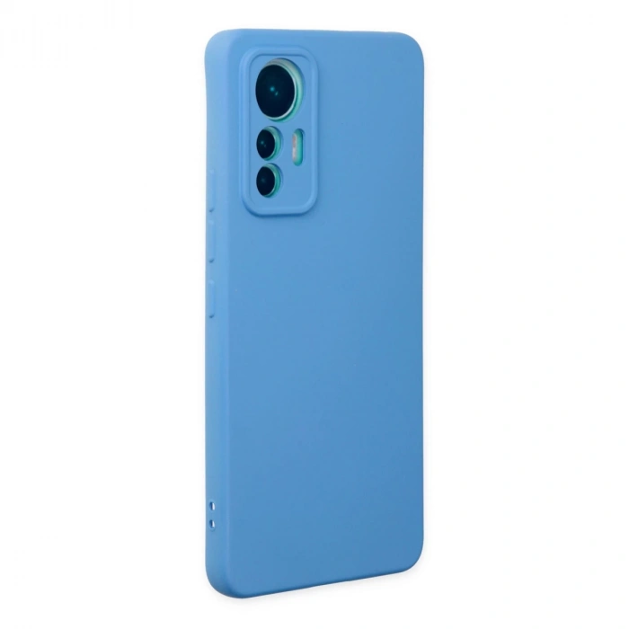 Xiaomi Mi 12 Lite Kılıf Nano İçi Kadife Silikon - Mavi