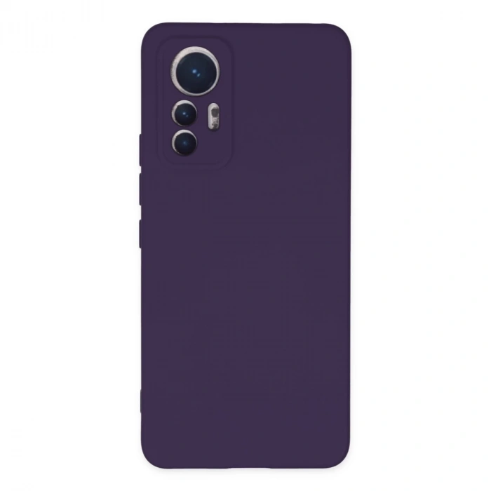 Xiaomi Mi 12 Lite Kılıf Nano İçi Kadife Silikon - Mor