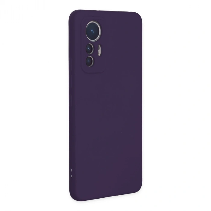 Xiaomi Mi 12 Lite Kılıf Nano İçi Kadife Silikon - Mor