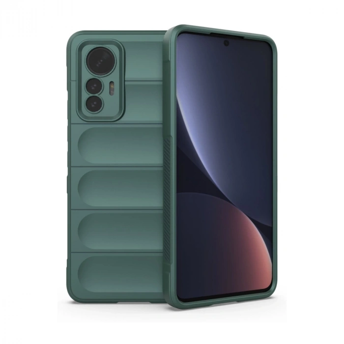 Xiaomi Mi 12 Lite Kılıf Optimum Silikon - Koyu Yeşil