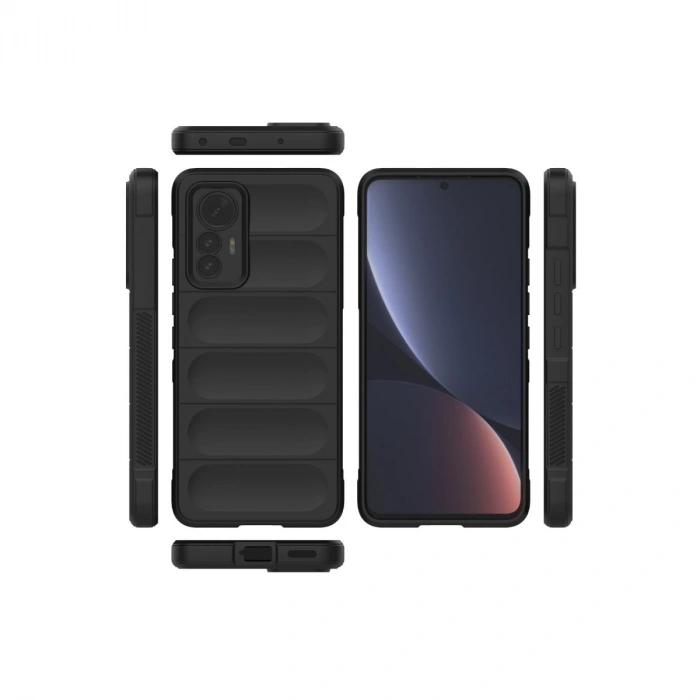 Xiaomi Mi 12 Lite Kılıf Optimum Silikon - Siyah