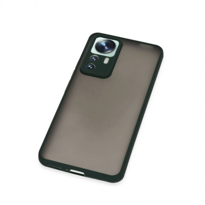 Xiaomi Mi 12t Pro Kılıf Montreal Silikon Kapak - Yeşil