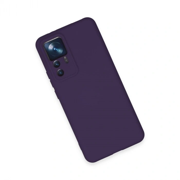 Xiaomi Mi 12t Pro Kılıf Nano İçi Kadife Silikon - Mor