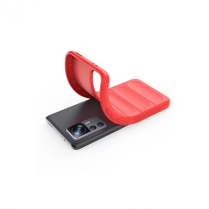 Xiaomi Mi 12t Pro Kılıf Optimum Silikon - Kırmızı