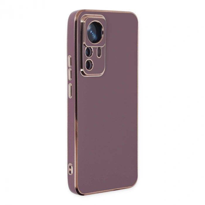 Xiaomi Mi 12t Pro Kılıf Volet Silikon - Mor