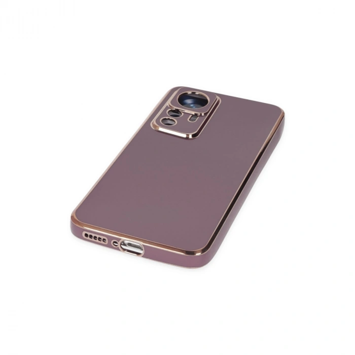 Xiaomi Mi 12t Pro Kılıf Volet Silikon - Mor