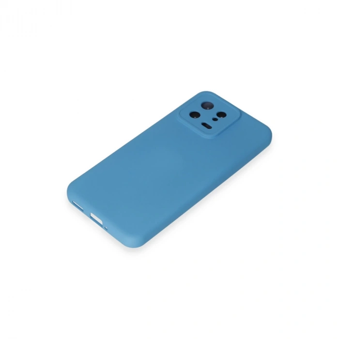 Xiaomi Mi 13 Kılıf Nano İçi Kadife Silikon - Mavi