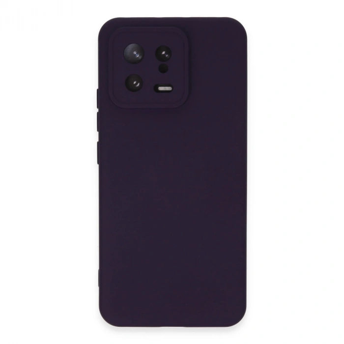 Xiaomi Mi 13 Kılıf Nano İçi Kadife Silikon - Mor