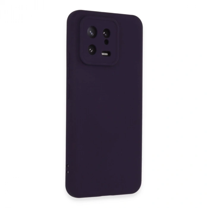 Xiaomi Mi 13 Kılıf Nano İçi Kadife Silikon - Mor