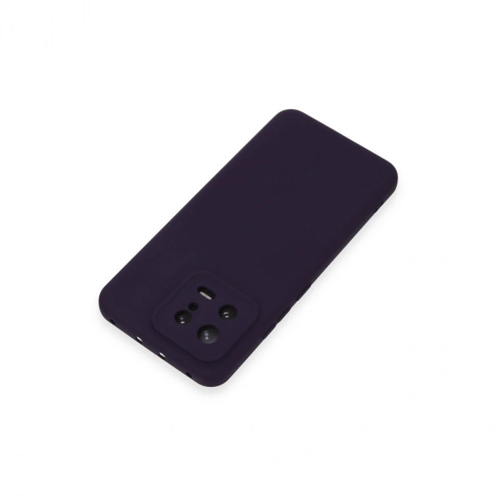 Xiaomi Mi 13 Kılıf Nano İçi Kadife Silikon - Mor