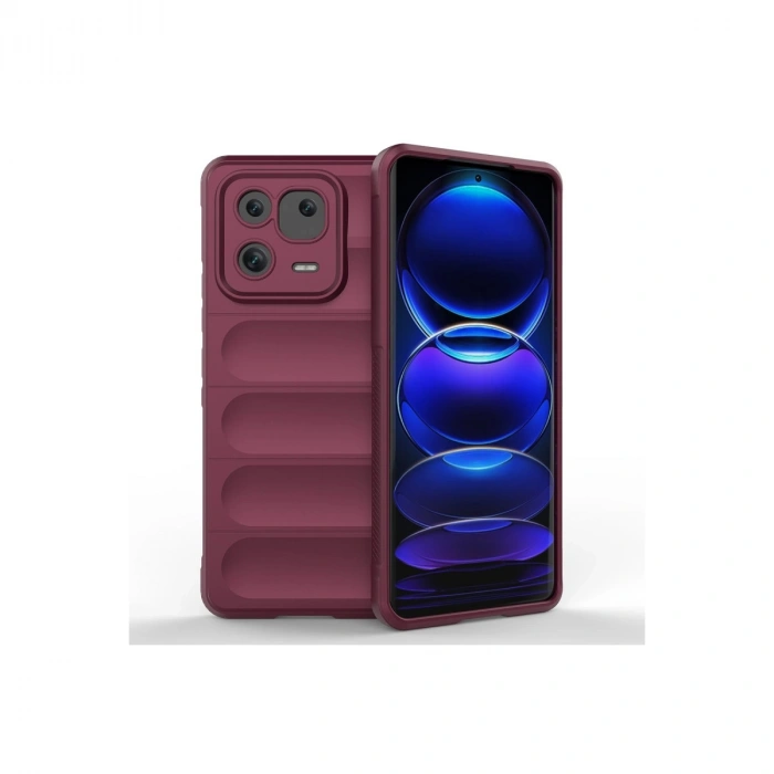 Xiaomi Mi 13 Kılıf Optimum Silikon - Bordo