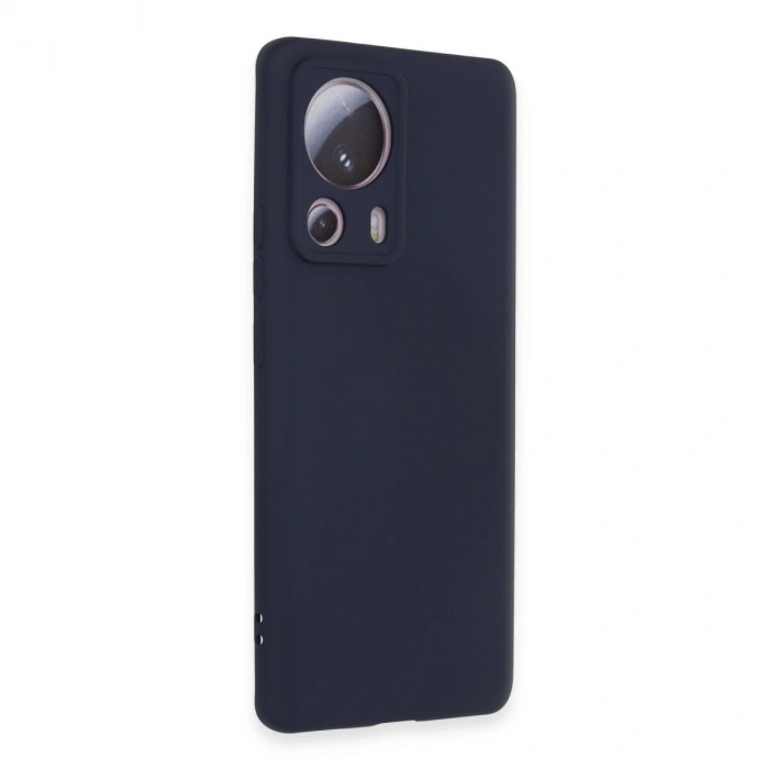Xiaomi Mi 13 Lite Kılıf Nano İçi Kadife Silikon - Lacivert