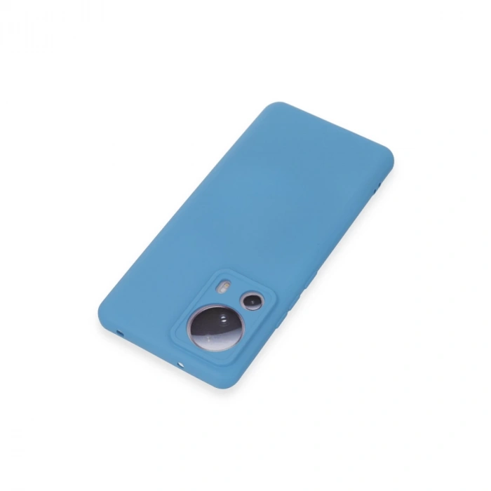 Xiaomi Mi 13 Lite Kılıf Nano İçi Kadife Silikon - Mavi