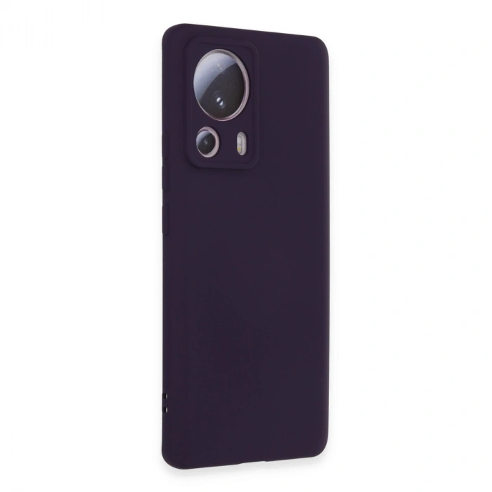 Xiaomi Mi 13 Lite Kılıf Nano İçi Kadife Silikon - Mor