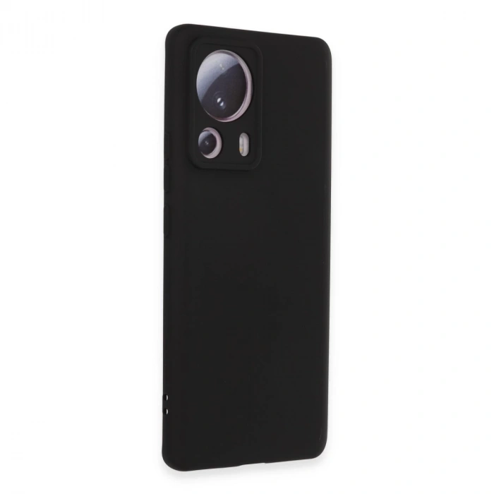 Xiaomi Mi 13 Lite Kılıf Nano İçi Kadife Silikon - Siyah