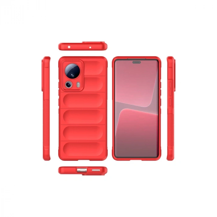 Xiaomi Mi 13 Lite Kılıf Optimum Silikon - Kırmızı