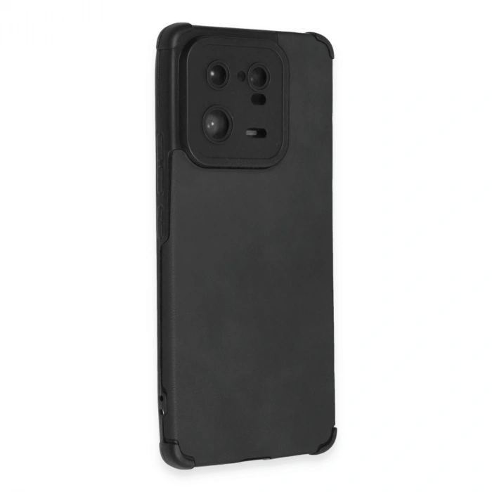 Xiaomi Mi 13 Pro Kılıf Loop Deri Silikon - Siyah