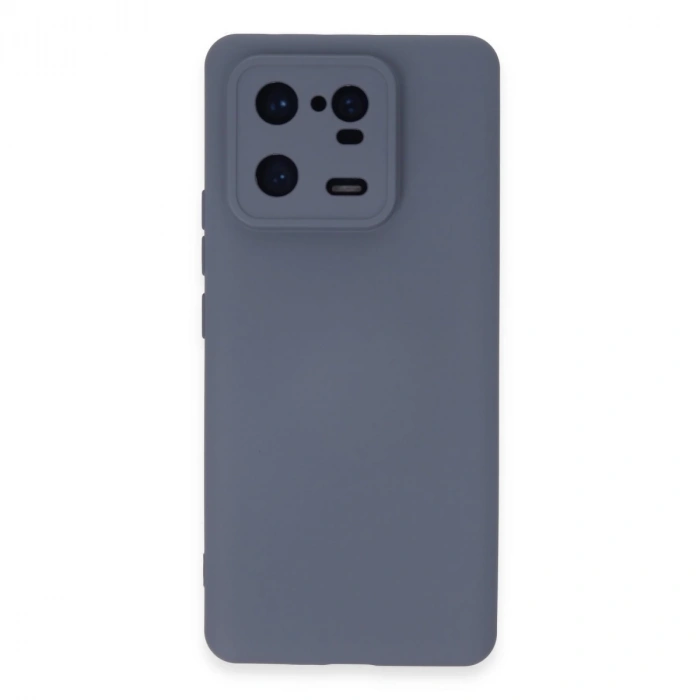 Xiaomi Mi 13 Pro Kılıf Nano İçi Kadife Silikon - Gri