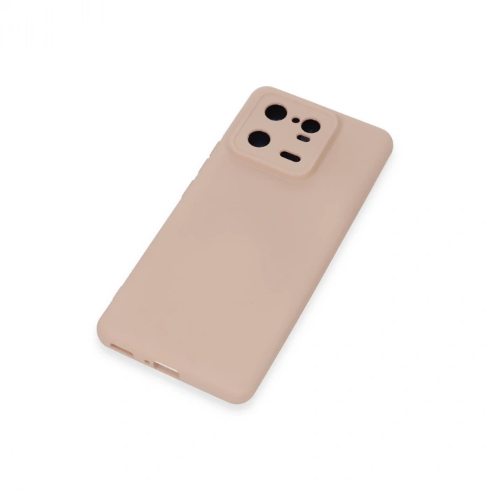 Xiaomi Mi 13 Pro Kılıf Nano İçi Kadife Silikon - Pudra