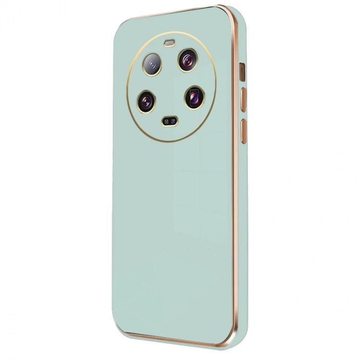 Xiaomi Mi 14 Ultra Kılıf Volet Silikon - Açık Yeşil
