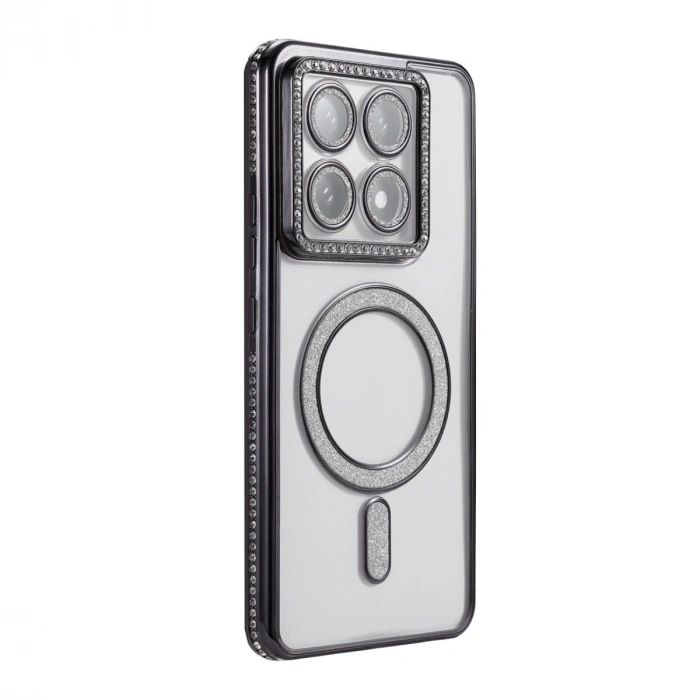 Xiaomi Mi 14t Pro Joke Simli Magneticsafe Kılıf - Siyah