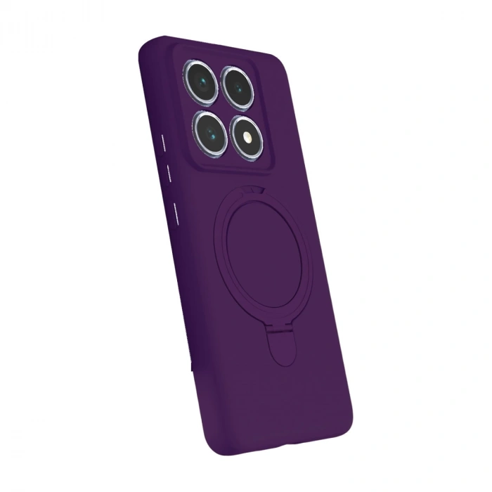Xiaomi Mi 14t Pro Regal Magsafe Standlı Kapak - Derin Mor
