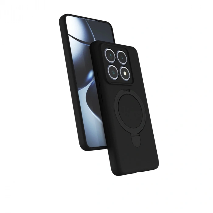 Xiaomi Mi 14t Pro Regal Magsafe Standlı Kapak - Siyah