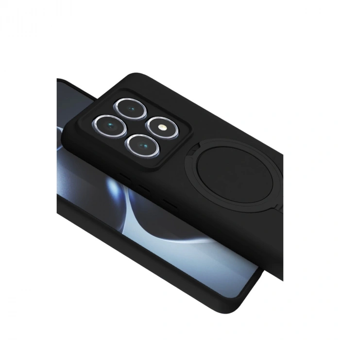 Xiaomi Mi 14t Pro Regal Magsafe Standlı Kapak - Siyah