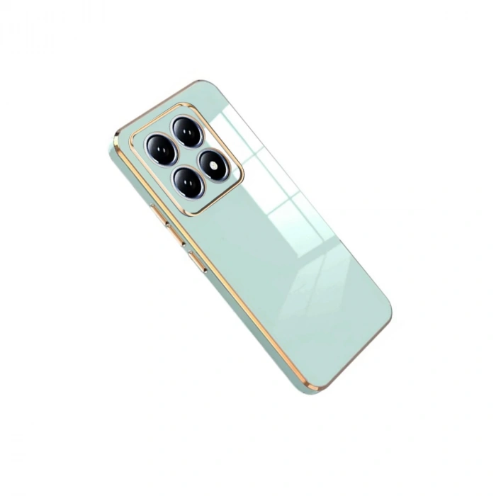 Xiaomi Mi 14t Pro Volet Silikon - Açık Yeşil