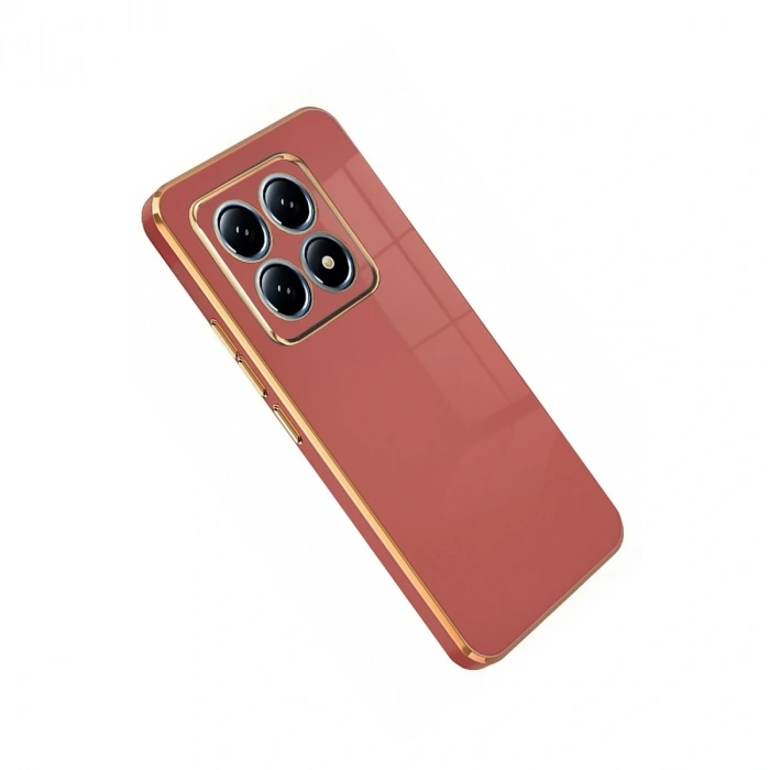 Xiaomi Mi 14t Pro Volet Silikon - Kırmızı