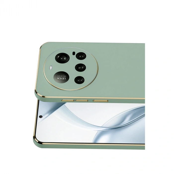 Xiaomi Mi 15 Ultra Kılıf Volet Silikon - Açık Yeşil