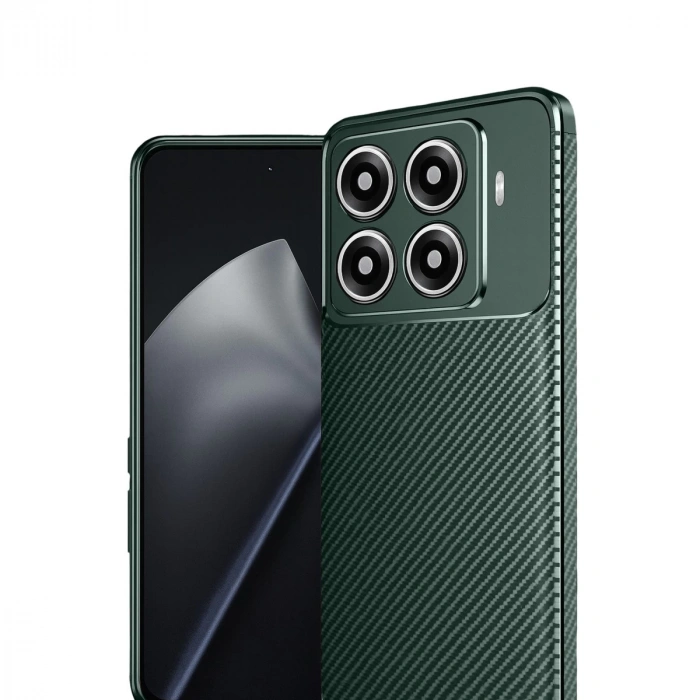 Xiaomi Mi 15t Pro Auto Focus Karbon Kapak - Koyu Yeşil