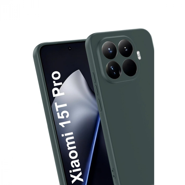 Xiaomi Mi 15t Pro First Silikon - Koyu Yeşil