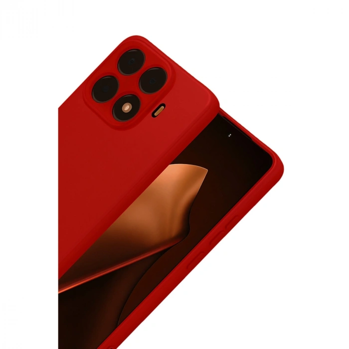 Xiaomi Mi 15t Pro Nano İçi Kadife Silikon - Kırmızı