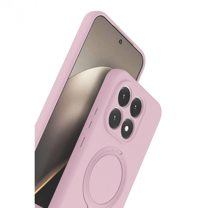 Xiaomi Mi 15t Regal Magsafe Standlı Kapak - Açık Pembe