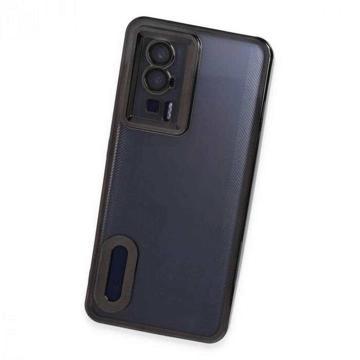 Xiaomi Poco F5 Pro Kılıf Slot Silikon - Siyah