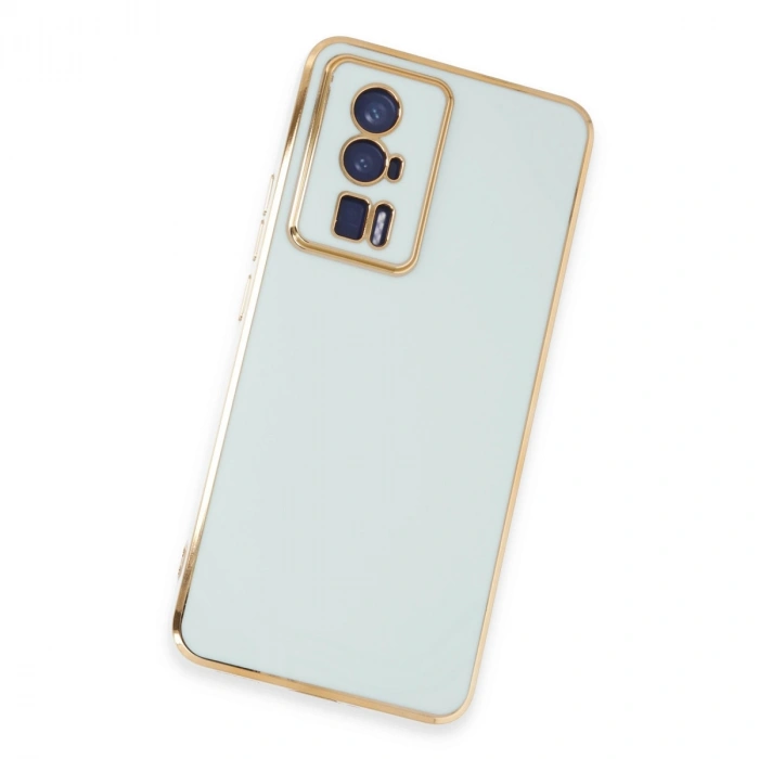 Xiaomi Poco F5 Pro Kılıf Volet Silikon - Açık Yeşil