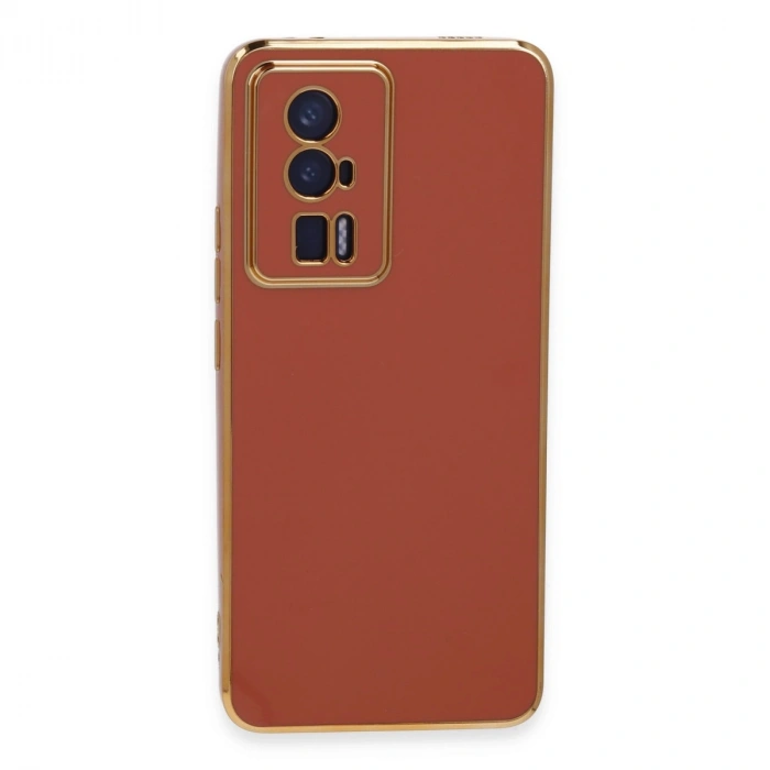 Xiaomi Poco F5 Pro Kılıf Volet Silikon - Kırmızı