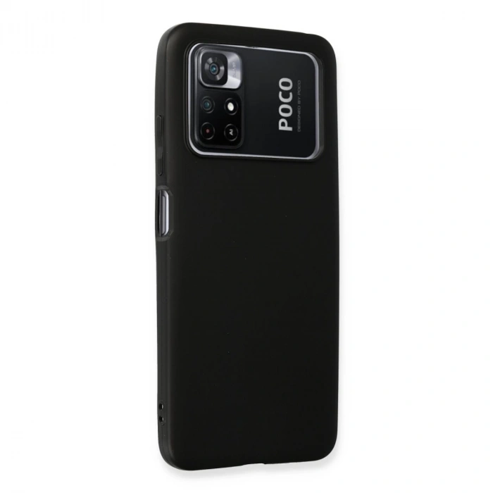 Xiaomi Poco M4 Pro 4g Kılıf First Silikon - Siyah