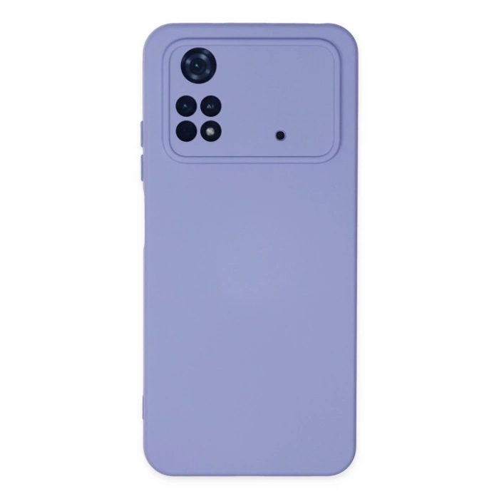 Xiaomi Poco M4 Pro 4g Kılıf Nano İçi Kadife Silikon - Lila