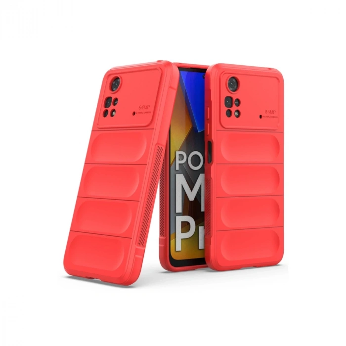 Xiaomi Poco M4 Pro 4g Kılıf Optimum Silikon - Kırmızı