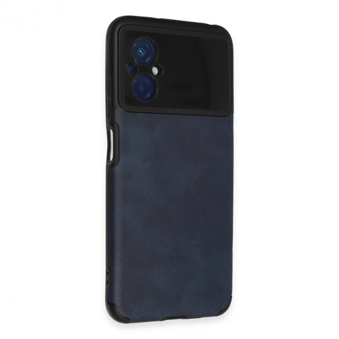 Xiaomi Poco M5 Kılıf Loop Deri Silikon - Lacivert