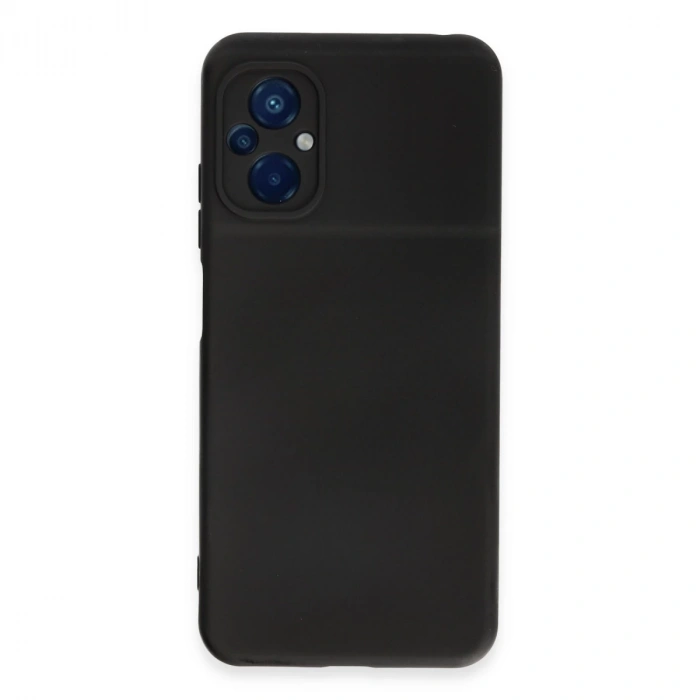 Xiaomi Poco M5 Kılıf Nano İçi Kadife Silikon - Siyah