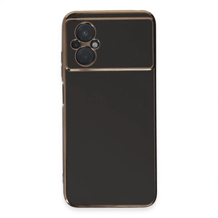 Xiaomi Poco M5 Kılıf Volet Silikon - Siyah