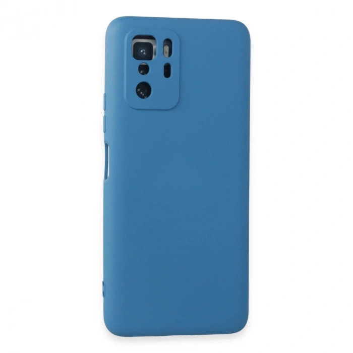 Xiaomi Poco X3 Gt Kılıf Nano İçi Kadife Silikon - Mavi