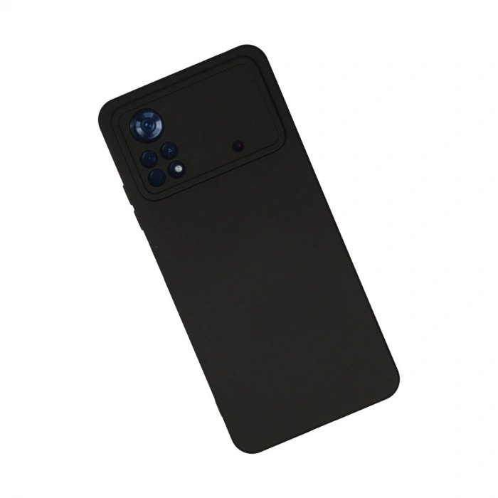 Xiaomi Poco X4 Pro 5g Kılıf Nano İçi Kadife Silikon - Siyah
