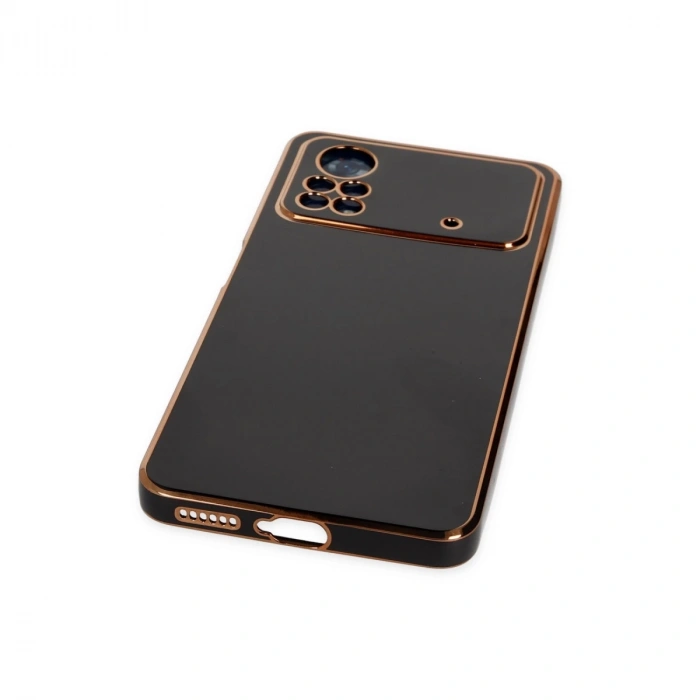 Xiaomi Poco X4 Pro 5g Kılıf Volet Silikon - Siyah